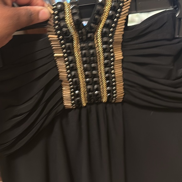 Cache beaded halter top blouse black Size XL - Picture 7 of 9